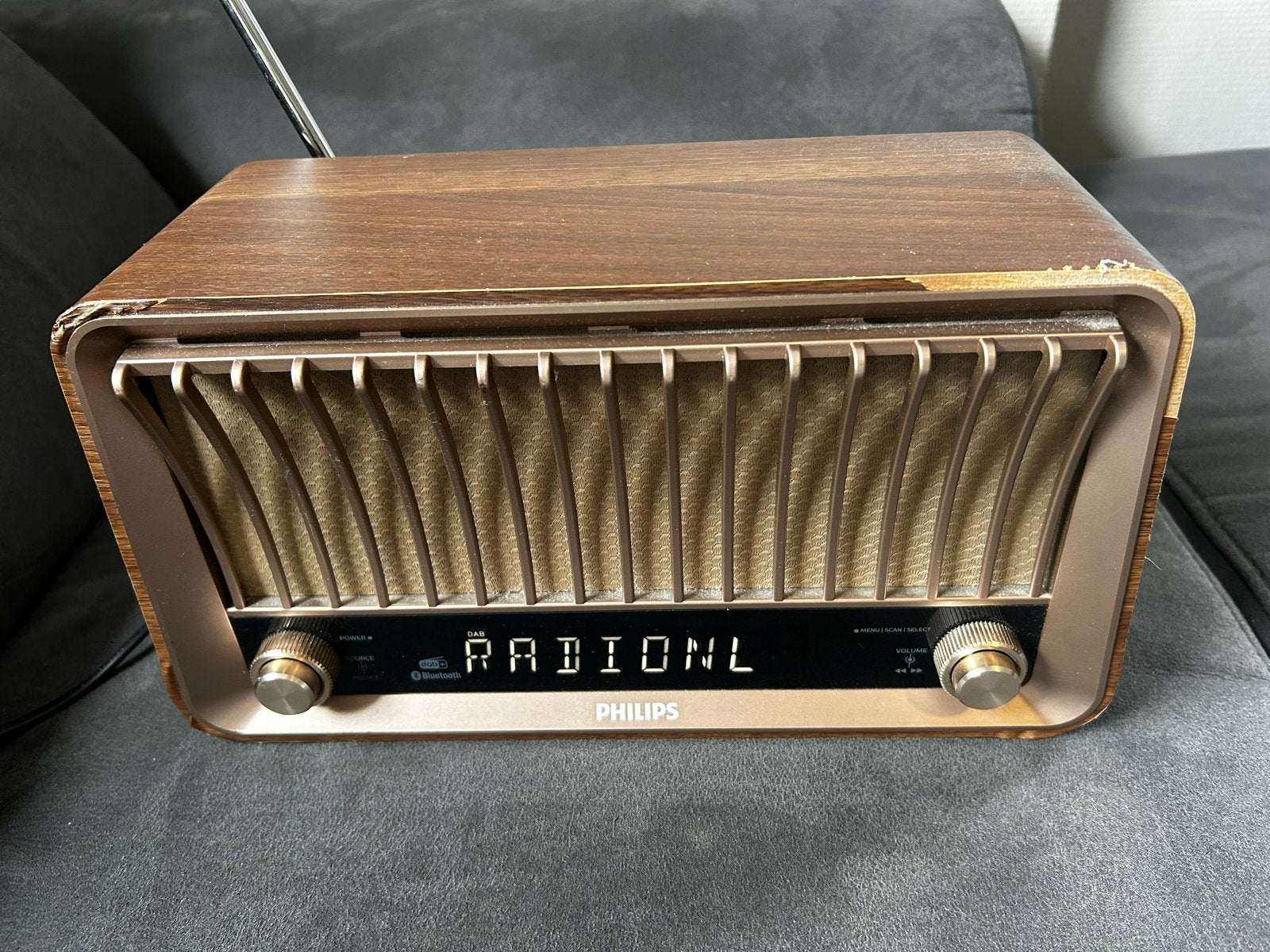 Philips Radio met DAB+ en Bluetooth, Ophalen of Verzenden, Gebruikt, Radio
