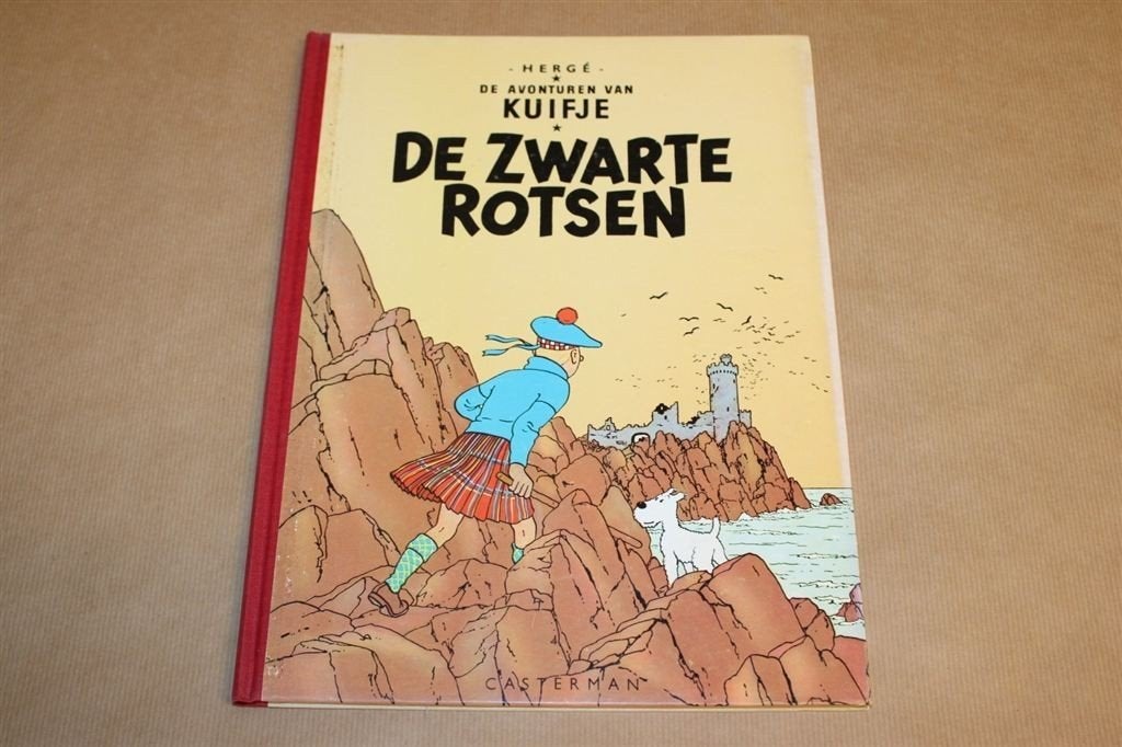 Kuifje - De zwarte rotsen - Facsimile hardcover uitgave !!, Eén stripboek, Ophalen of Verzenden, Zo goed als nieuw
