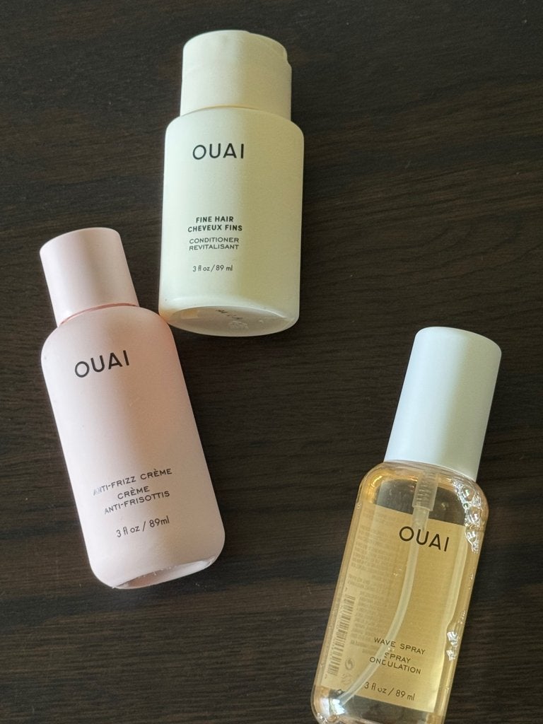 OUAI Set | Wave Spray, Fine Conditioner, Anti Frizz Creme, Sieraden, Tassen en Uiterlijk, Uiterlijk | Haarverzorging, Ophalen of Verzenden