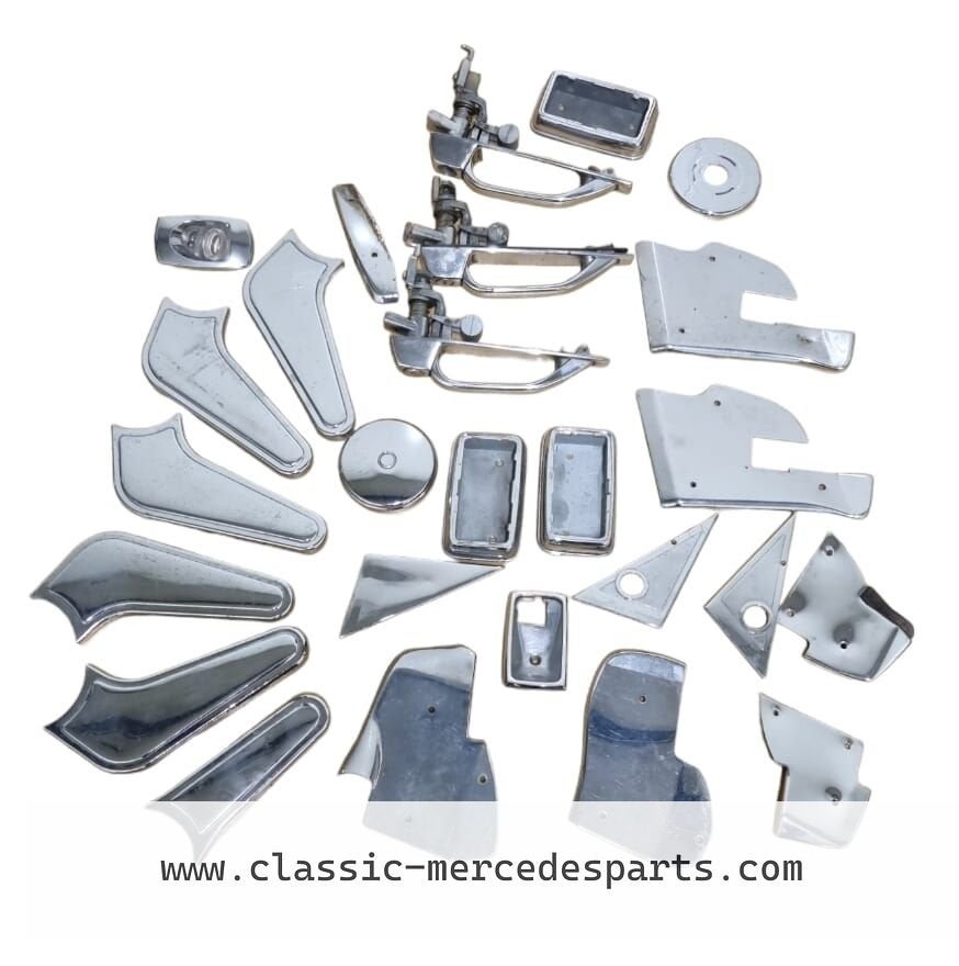 Chroomdelen / interieurafwerking Mercedes w107 w108 w111 w12, Ophalen, Gebruikt, -, -