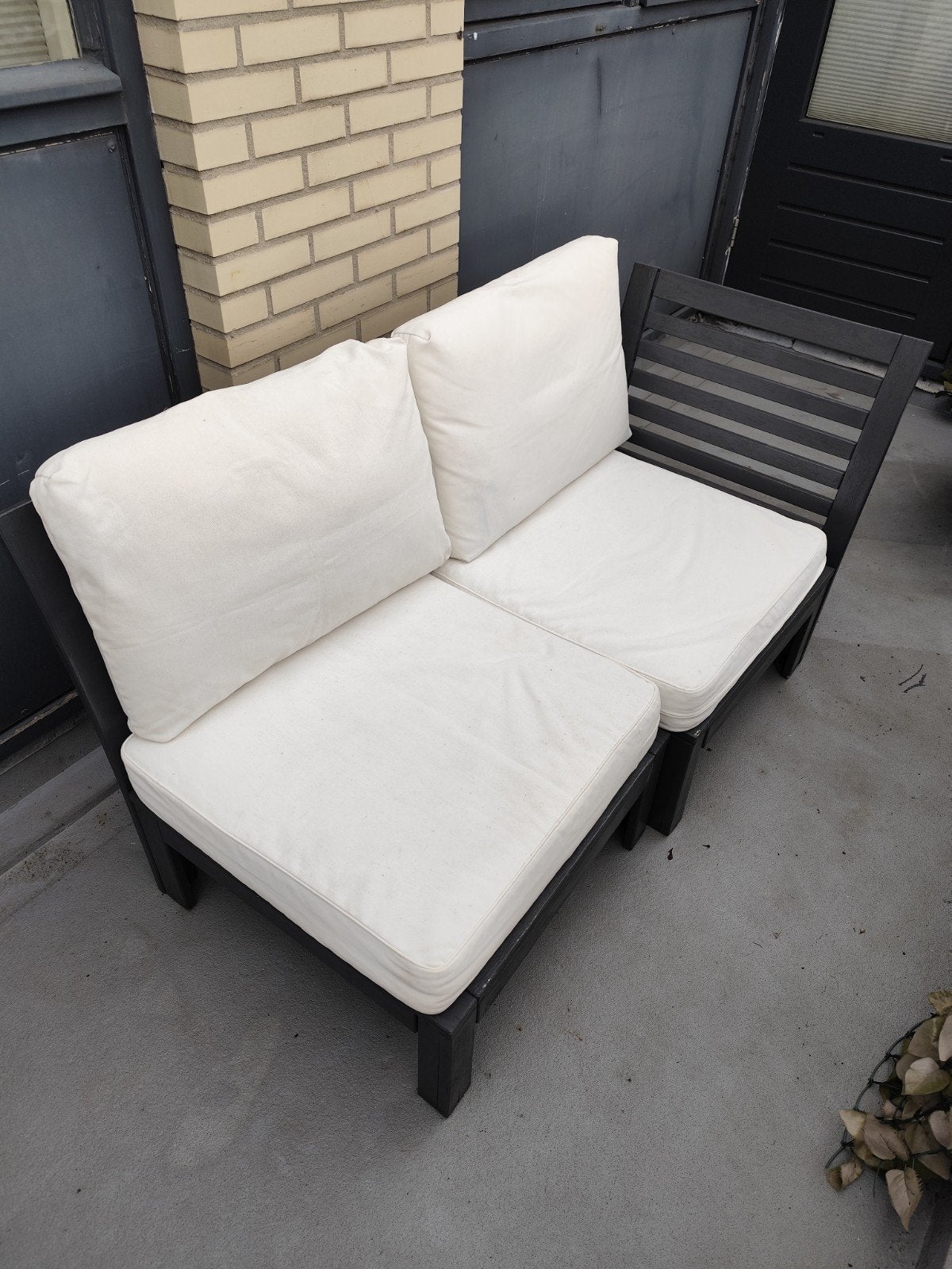 IKEA NÄMMARÖ tuinset met kussens, Tuin en Terras, Tuinsets en Loungesets, Gebruikt, Bank, Hout, Ophalen