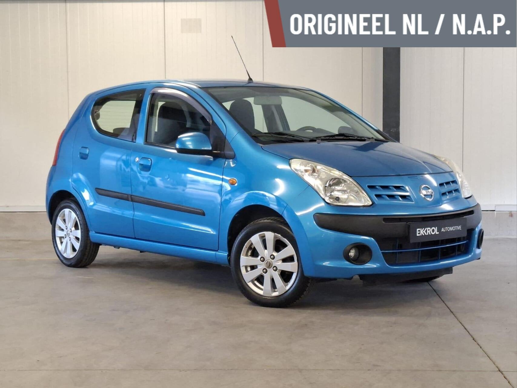 Nissan Pixo 1.0 Look (Org NL/Airco/Zuinig/Betrouwbaar/NAP), Auto's, Nissan, Voorwielaandrijving, Euro 5, Stof, Gebruikt