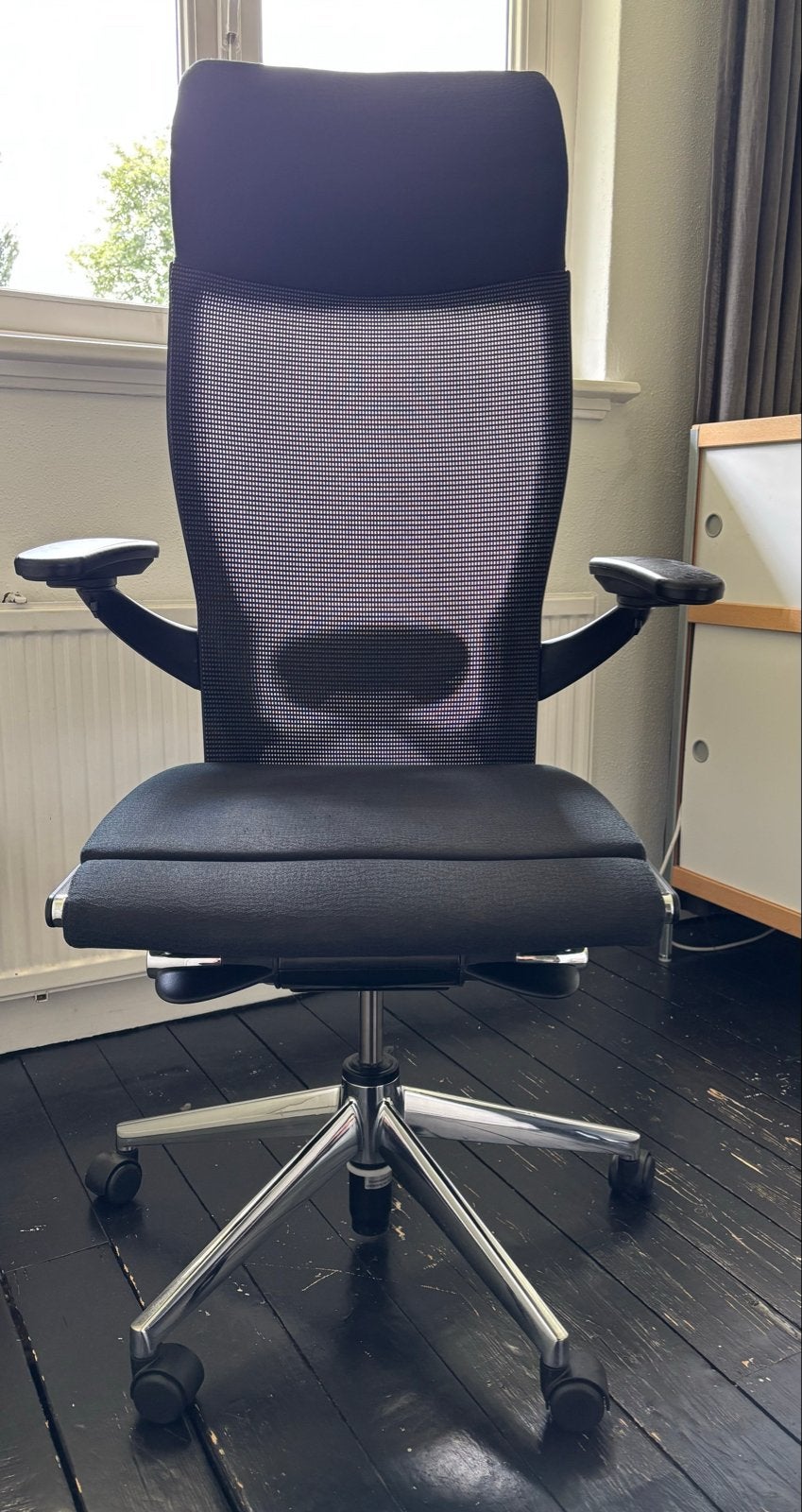 Comforto Ergonomische Bureaustoel - Zwart, Ophalen, Zwart, Zo goed als nieuw, Bureaustoel