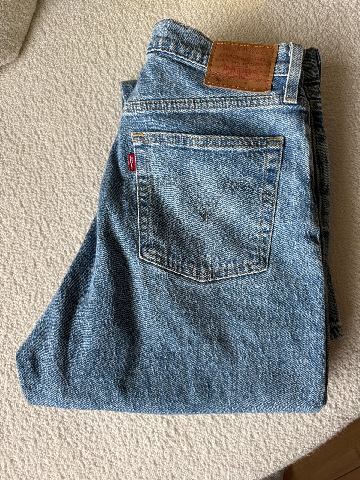 Levi's 501 original W30 L32, Ophalen of Verzenden, Zo goed als nieuw, Blauw, W30 - W32 (confectie 38/40)