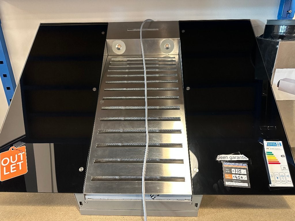 miele afzuigkap DA6096WOBSW, Ophalen, Wandschouwkap, Zo goed als nieuw, 600 tot 800 m³ per uur