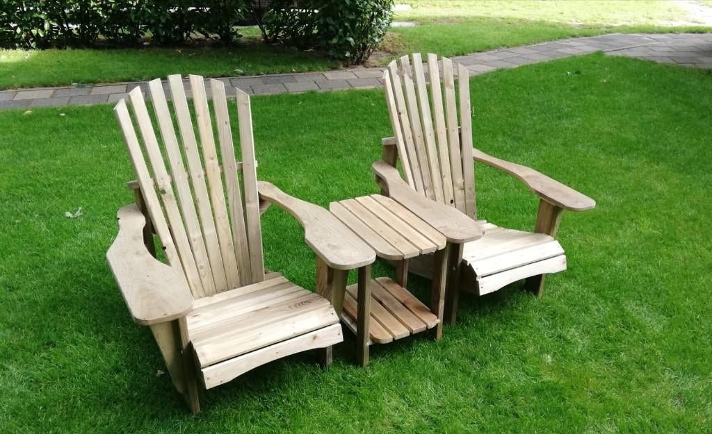 Adirondack duozit, Tuin en Terras, Ophalen, Nieuw, Hout, Stapelbaar