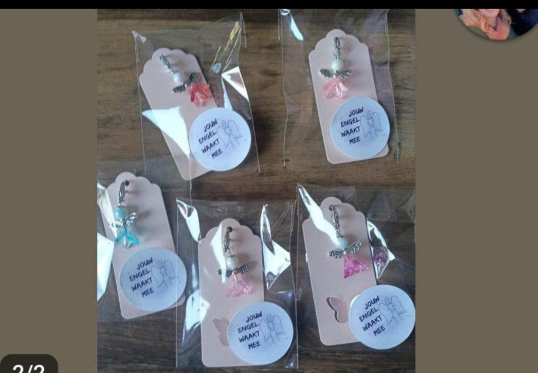 Beschermengeltje bedeltje - per stuk of 10 voor 10 euro, Overige merken, Overige materialen, Nieuw, Ophalen of Verzenden