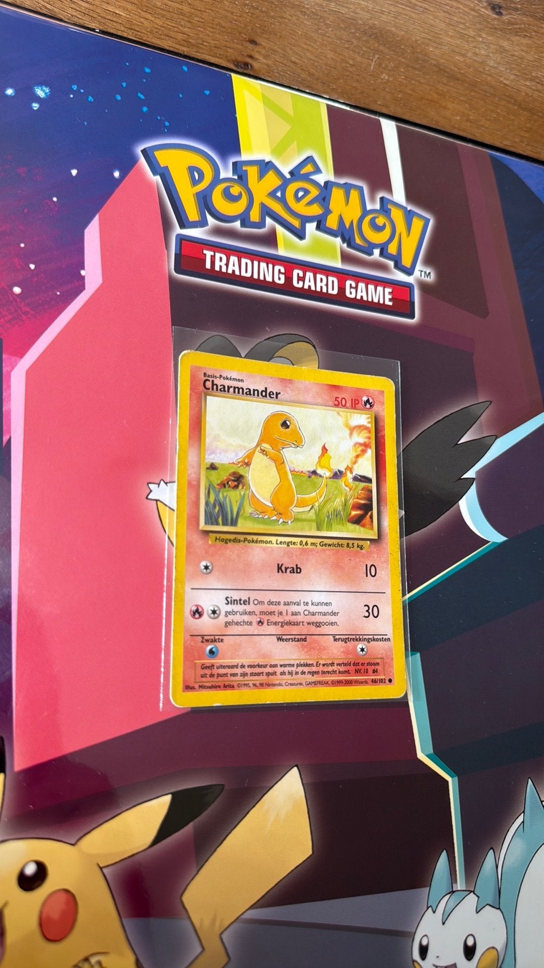 Charmander base set 46/102 nl, Hobby en Vrije tijd, Verzamelkaartspellen | Pokémon, Ophalen of Verzenden, Zo goed als nieuw