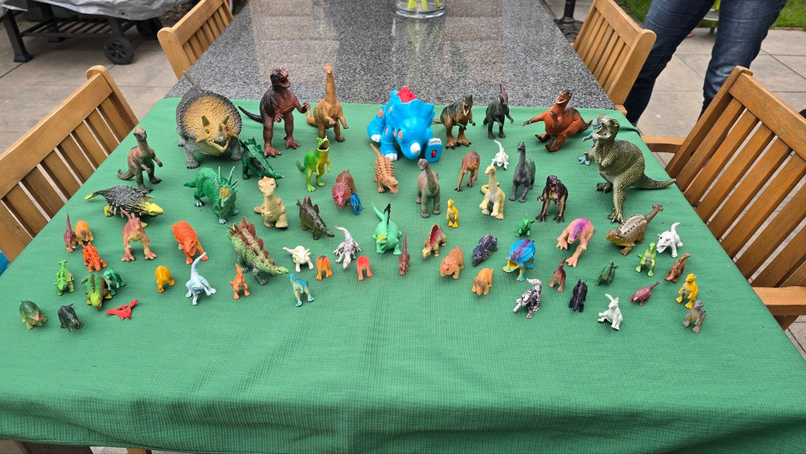 Grote verzameling diverse dinosaurus speelgoedfiguren, Ophalen, Gebruikt