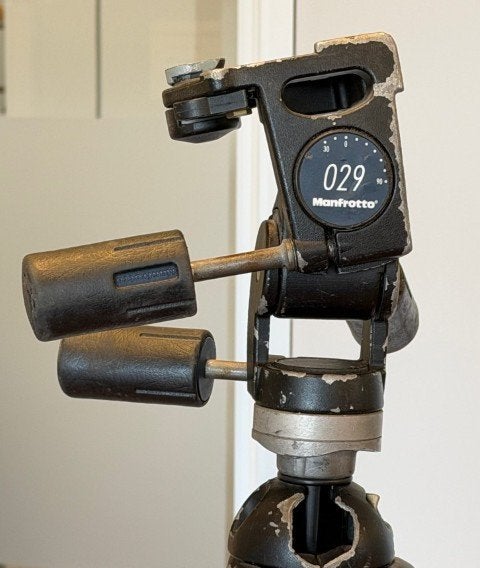 Manfrotto 029 3-Way Pan/Tilt statiefkop, Audio, Tv en Foto, Manfrottoimagemore@videndum.com, Ophalen of Verzenden, Statiefkop