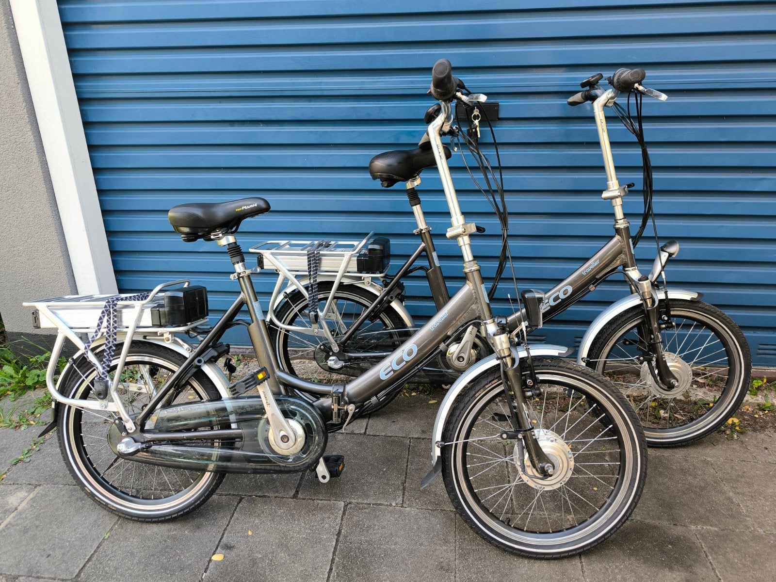 Set Eco Traveller Elektrische Vouwfietsen, Fietsen en Brommers, 20 inch of meer, Versnellingen, Ophalen of Verzenden, Zo goed als nieuw