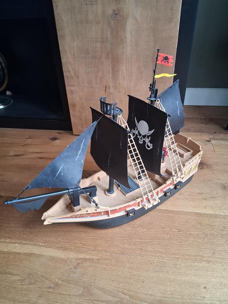 Playmobil piratenschip,  piraten schip , boot, Ophalen of Verzenden, Gebruikt