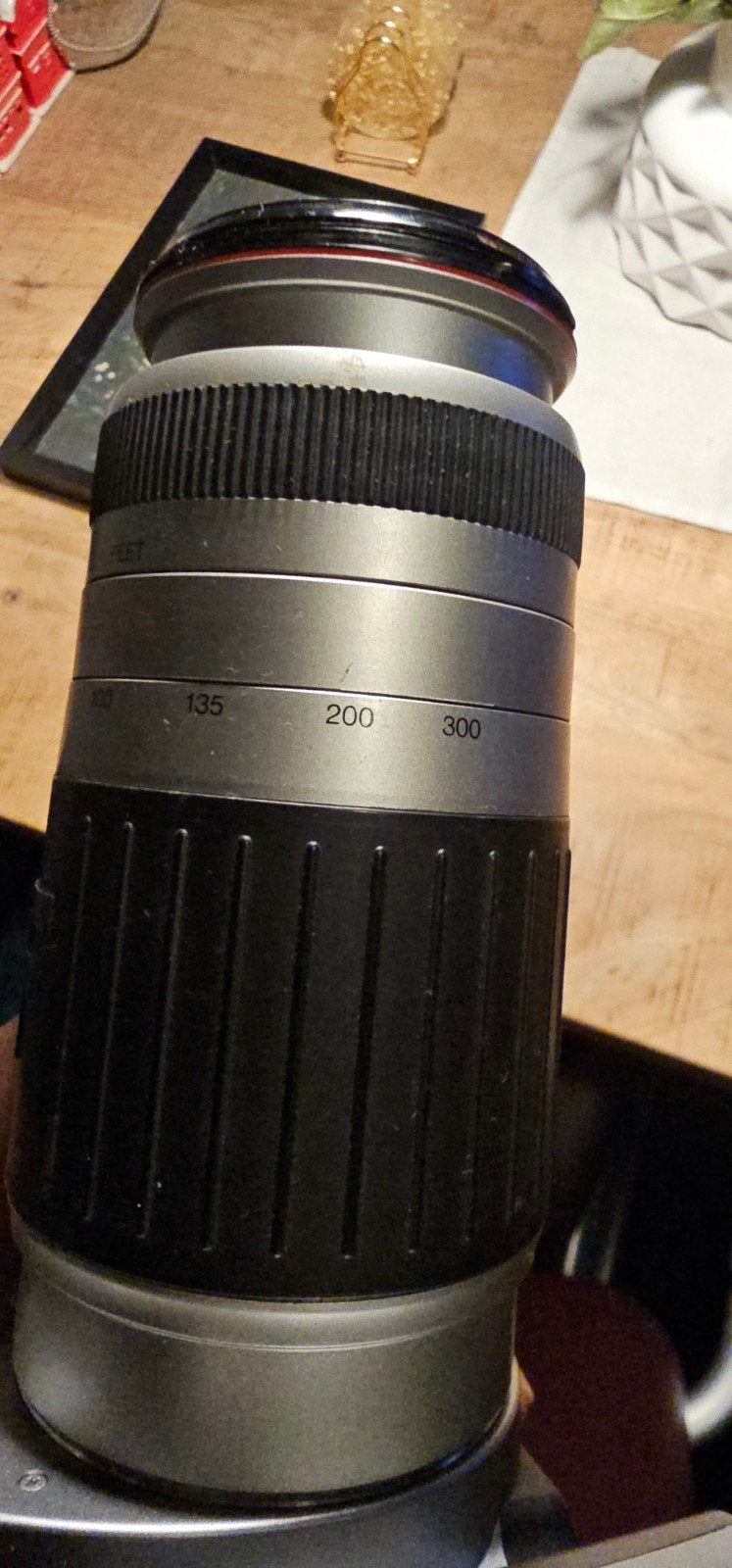 CANON EOS 300V SPIEGELREFLEX CAMERA, Audio, Tv en Foto, Fotografie | Lenzen en Objectieven, Ophalen of Verzenden, Telelens