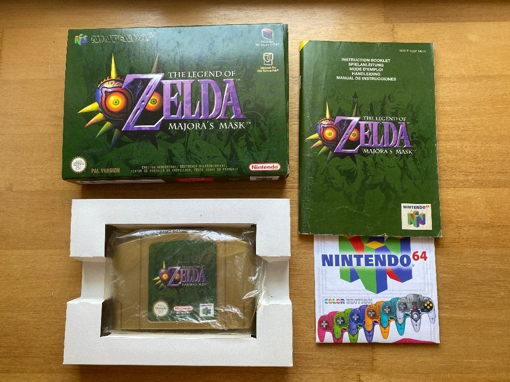 The Legend of zelda majora's mask n64, Spelcomputers en Games, Games | Nintendo 64, 1 speler, Racen en Vliegen, Ophalen of Verzenden