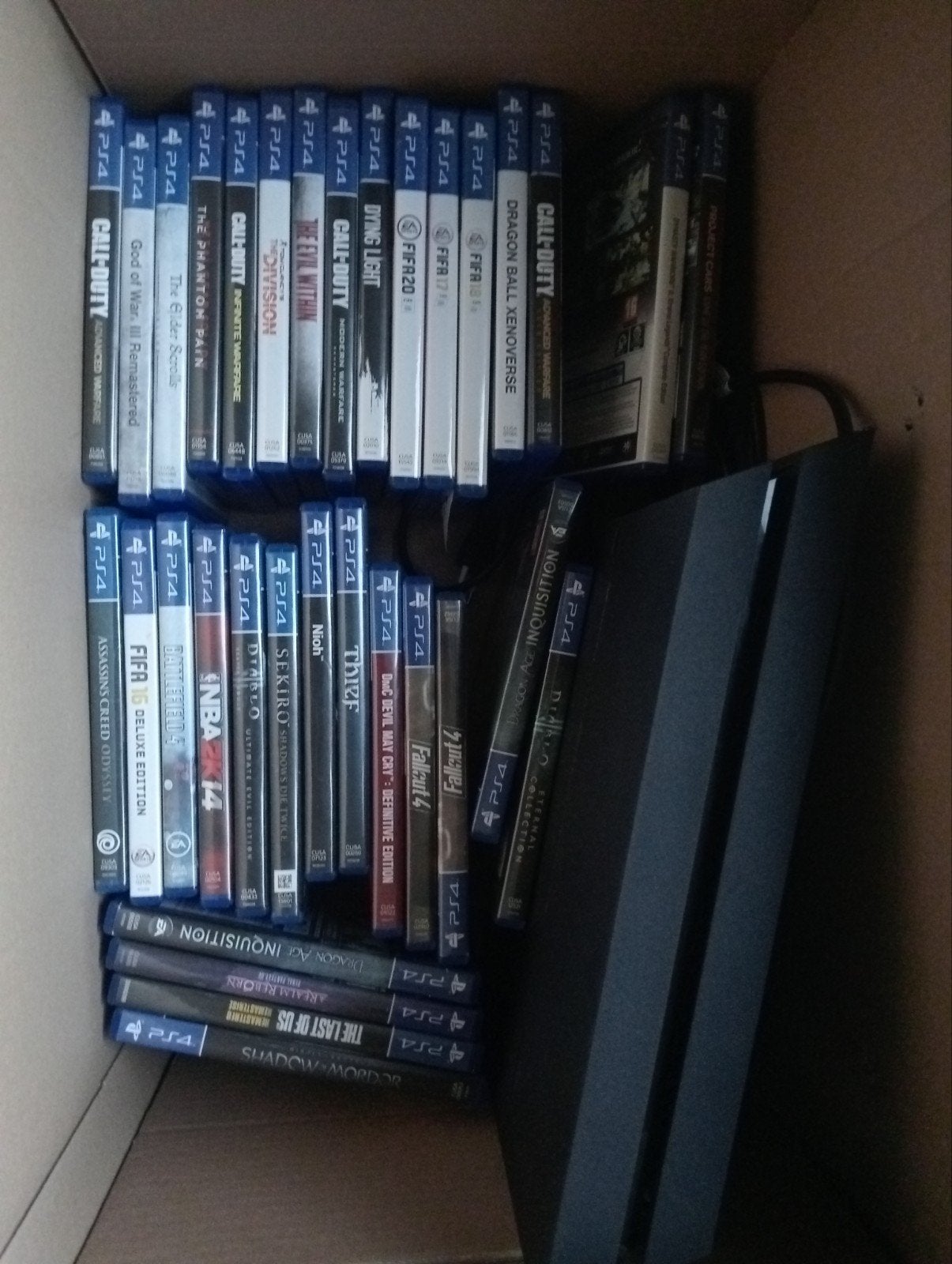 Grote collectie PS4 games en console