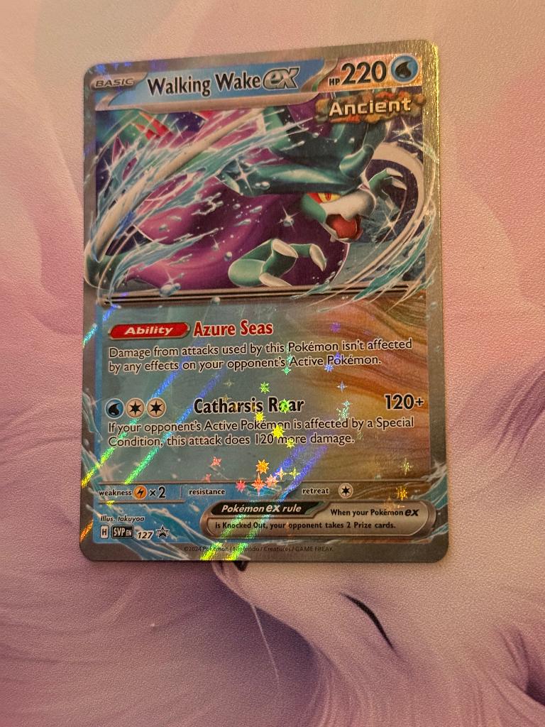 Pokemon walking wake ex svp 127, Verzenden, Nieuw, Losse kaart, Foil