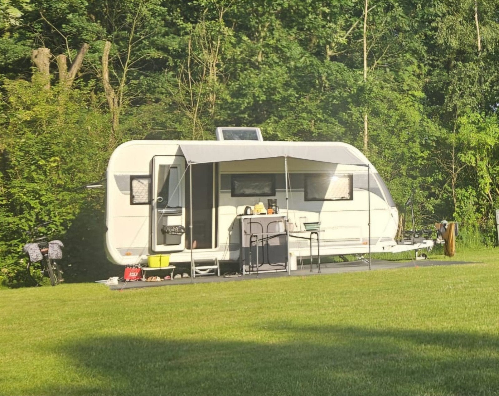 Isabella Shadow Caravanluifel 300x200 met carbon stokken, Ophalen of Verzenden