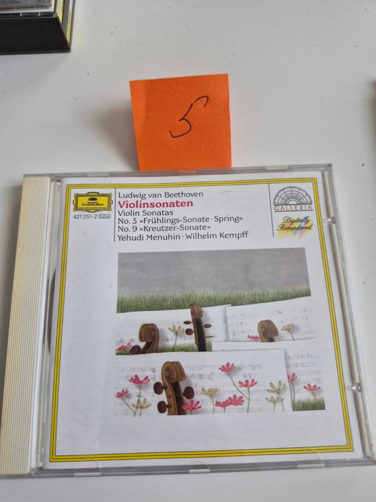 Beethoven Vioolsonates - Menuhin & Kempff CD, Ophalen of Verzenden