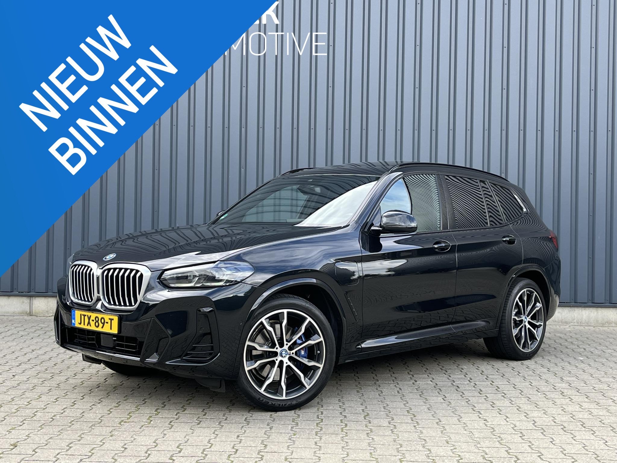 BMW X3 xDrive30e High Executive, Auto's, BMW, Gebruikt, 4 cilinders, Zwart, Bedrijf