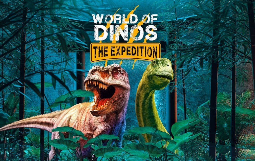 World of Dinos - The Expedition in Zandvoort - 1+1 GRATIS, Tickets en Kaartjes, Eén persoon, Kortingskaart
