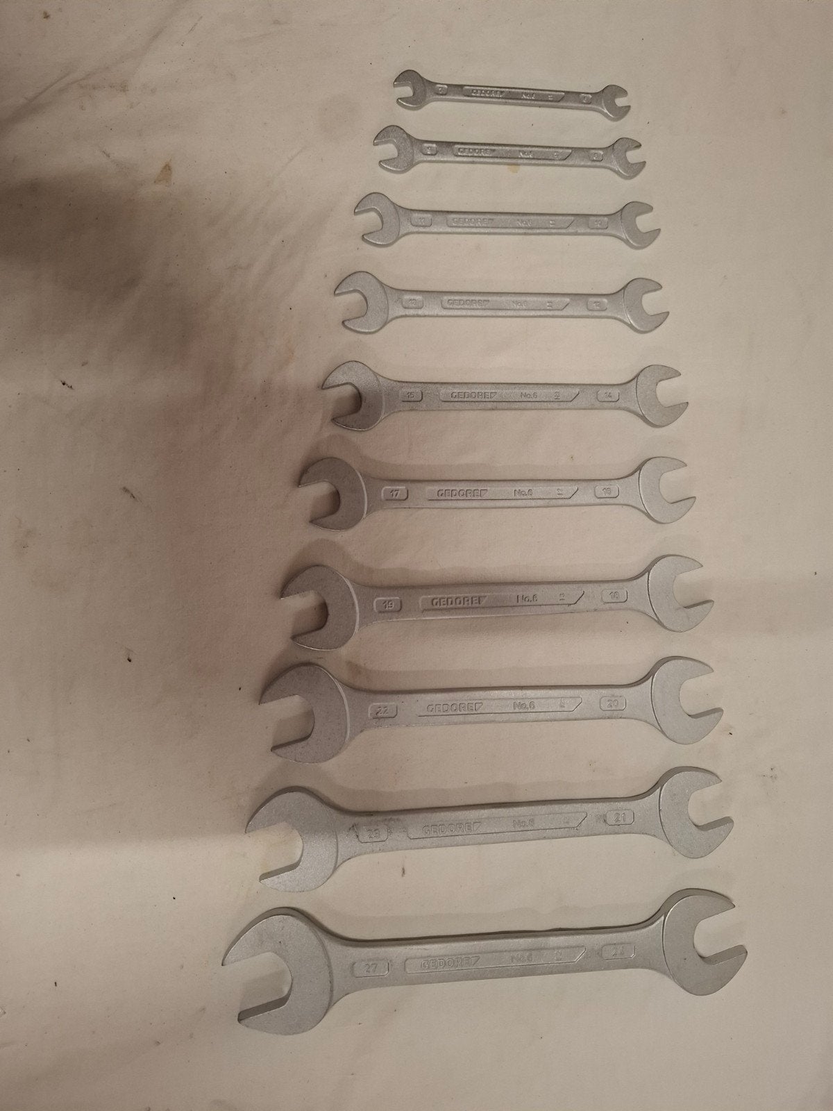 Gedore nieuwe 10 delige steeksleutelset, Ophalen of Verzenden, Nieuw, Gereedschapsset, Gedore