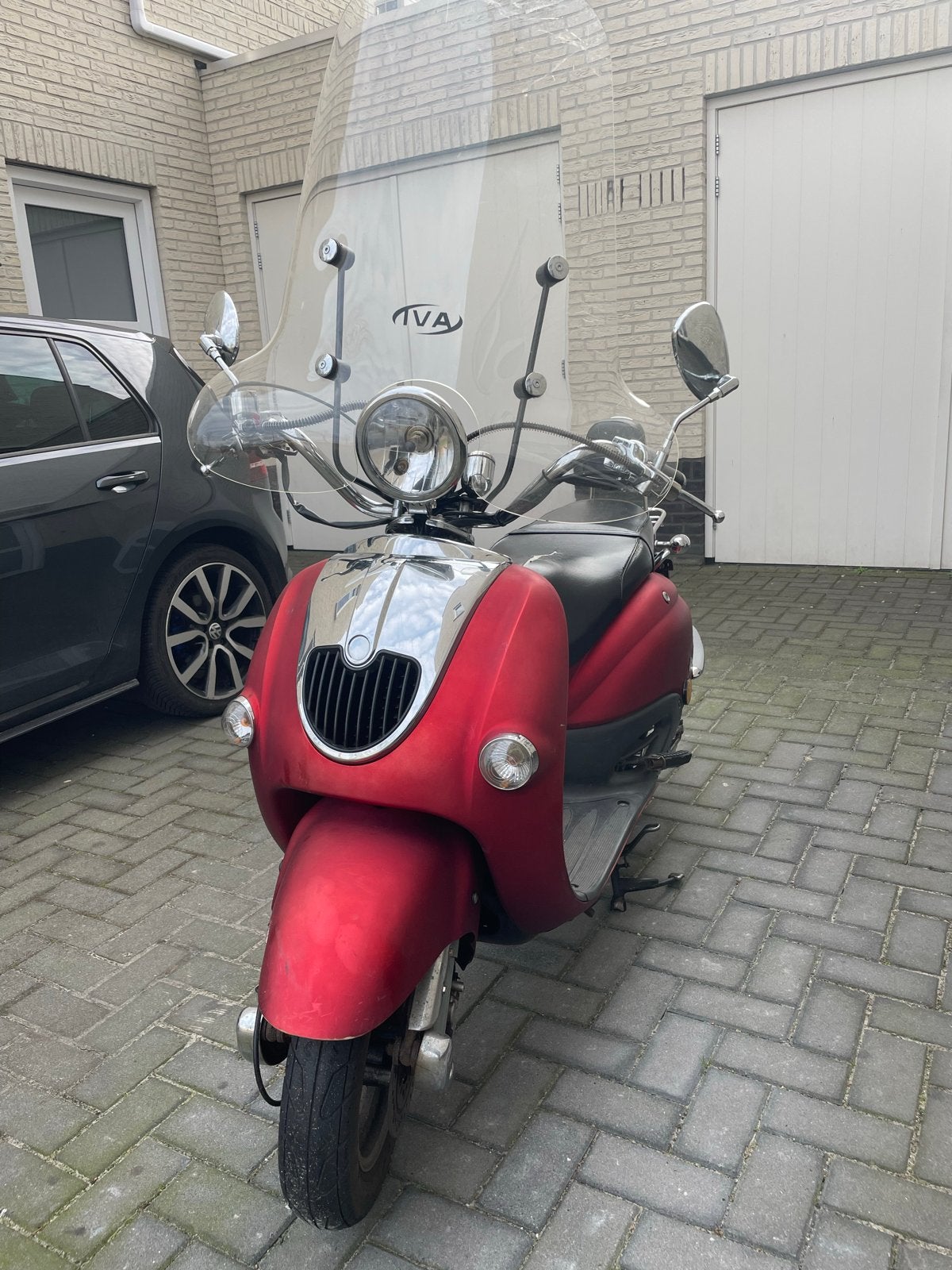IVA Retro La Souris Scooter - Rood, Gebruikt, Ophalen, Gebruikt, Overige typen, Overige merken
