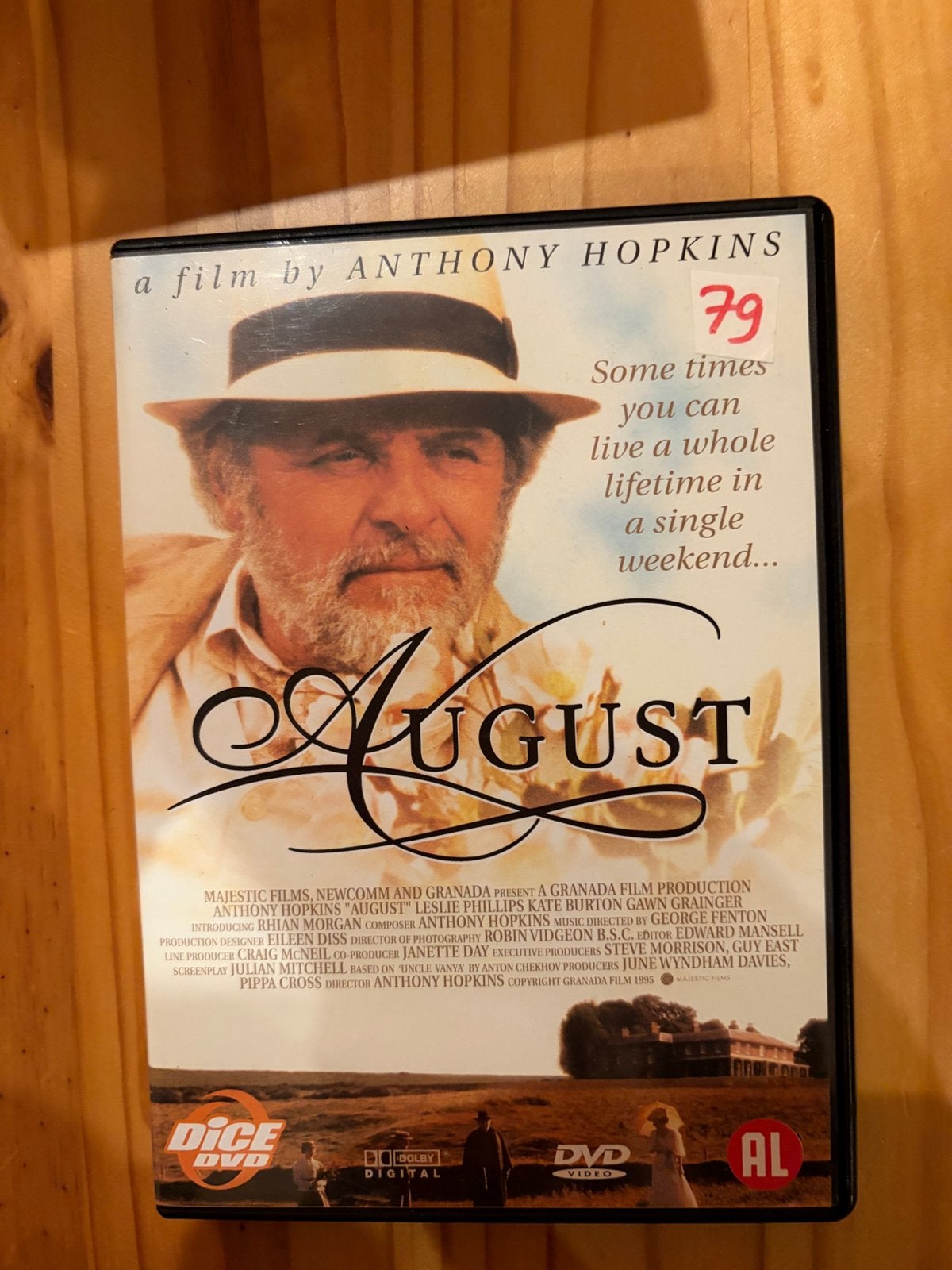 August anthony hopkins dvd, Engels, Alle leeftijden, Nederlands, Ophalen of Verzenden