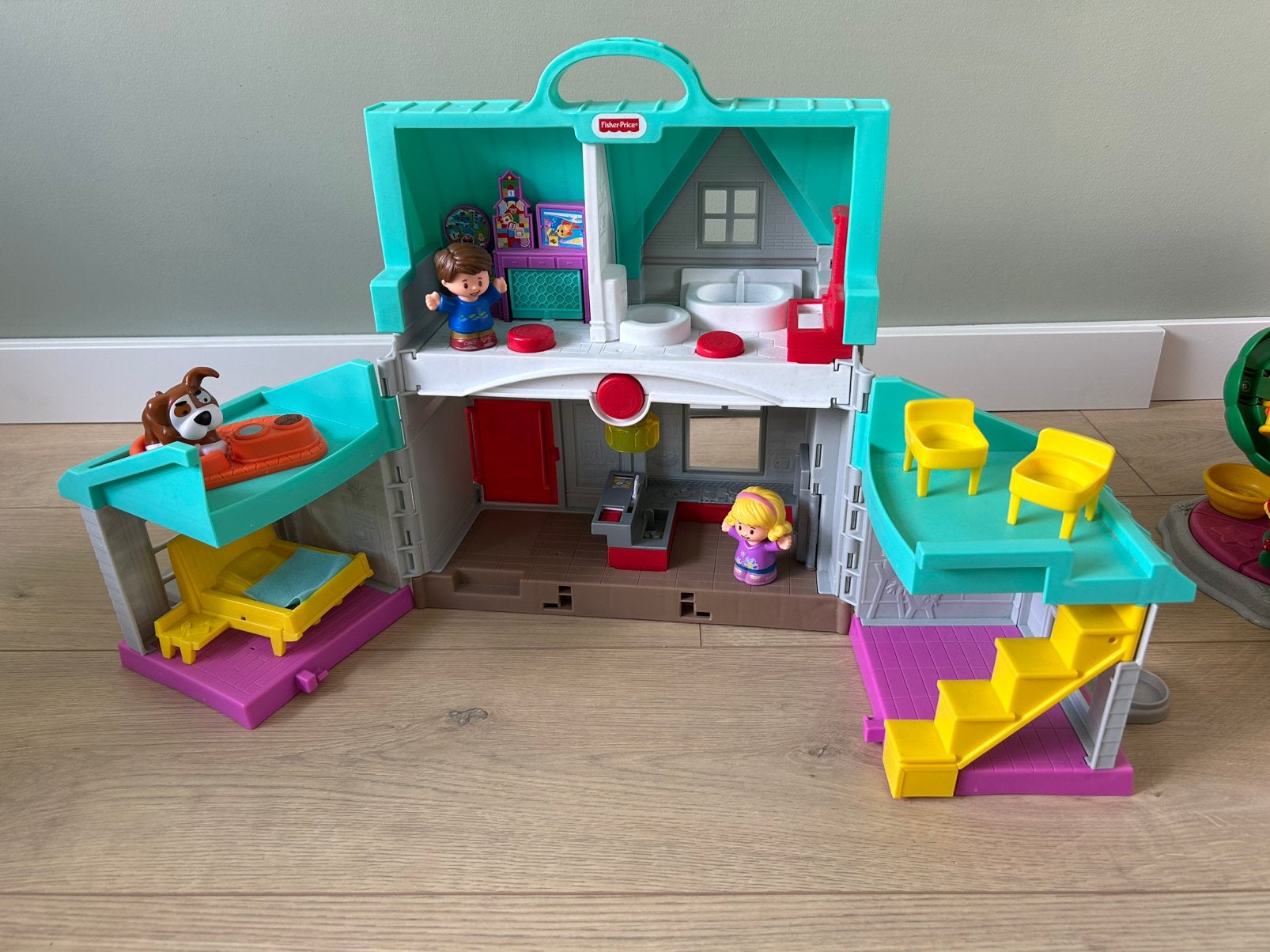Little people speelhuis met licht en geluid, Ophalen of Verzenden, Gebruikt, Speelset, Met licht