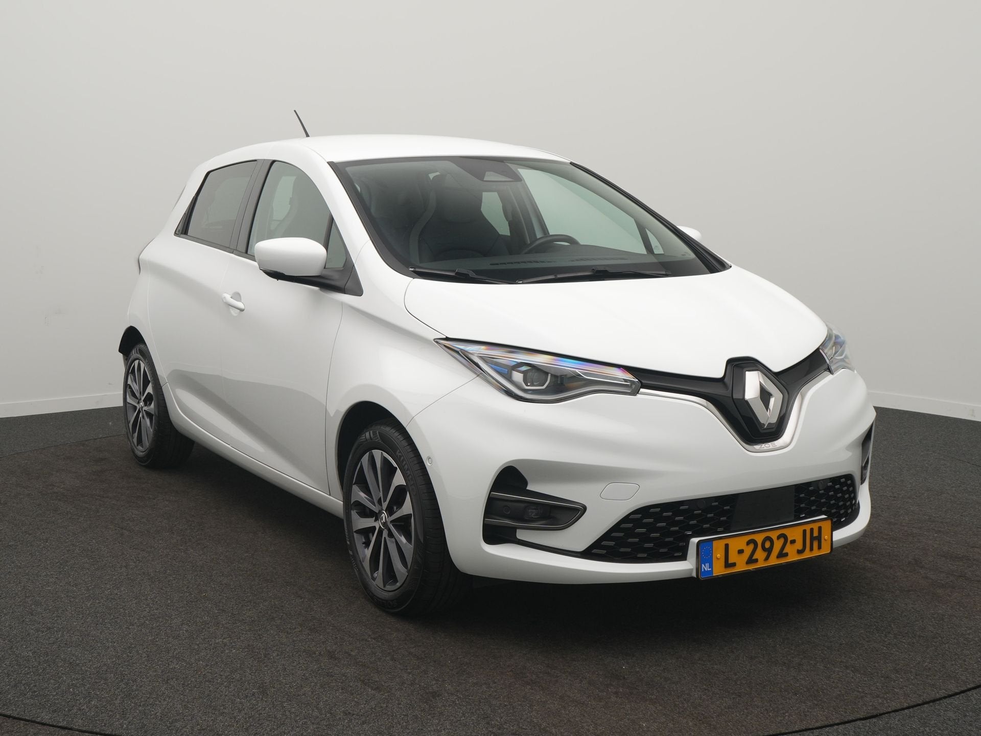Renault ZOE R135 Intens 52 kWh - RIJKLAARPRIJS - Achteruitri, Auto's, Renault, 136 pk, Gebruikt, Zwart, Leder en Stof