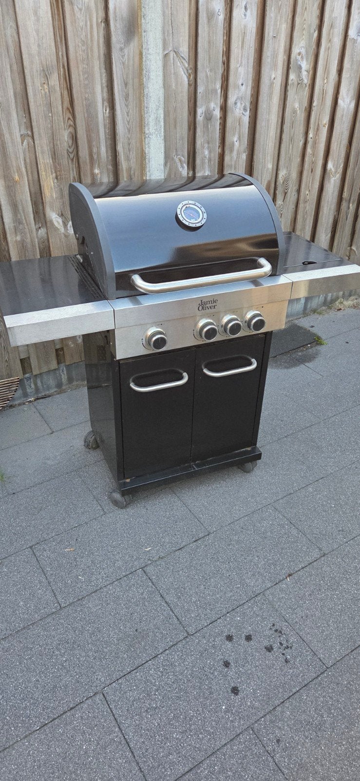 Jamie Oliver gas bbq + gasfles, Ophalen, Gebruikt, Jamie Oliver