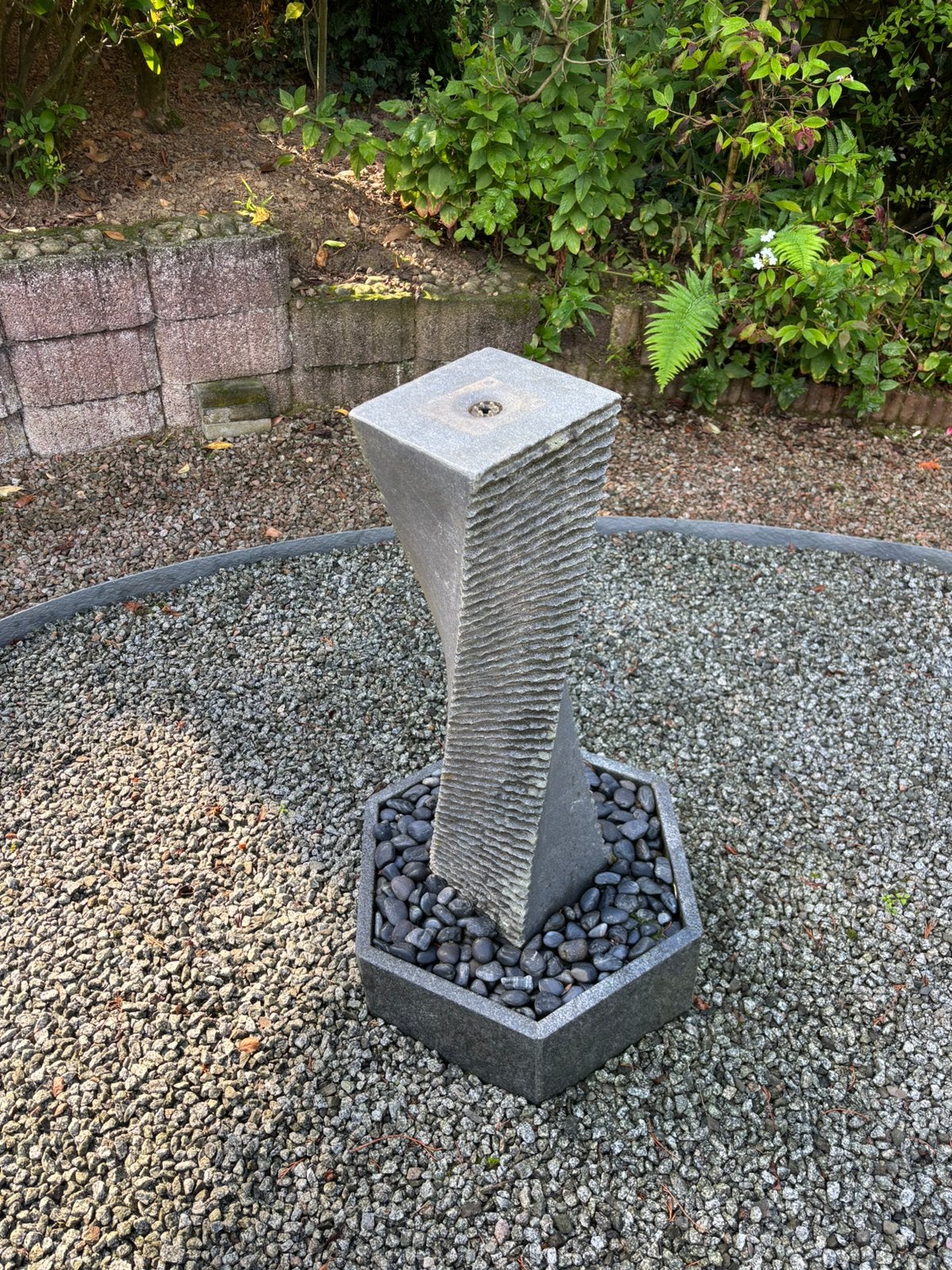 Tuinornament - waterpartij, Tuin en Terras, Ophalen, Gebruikt, Beton, Waterornament