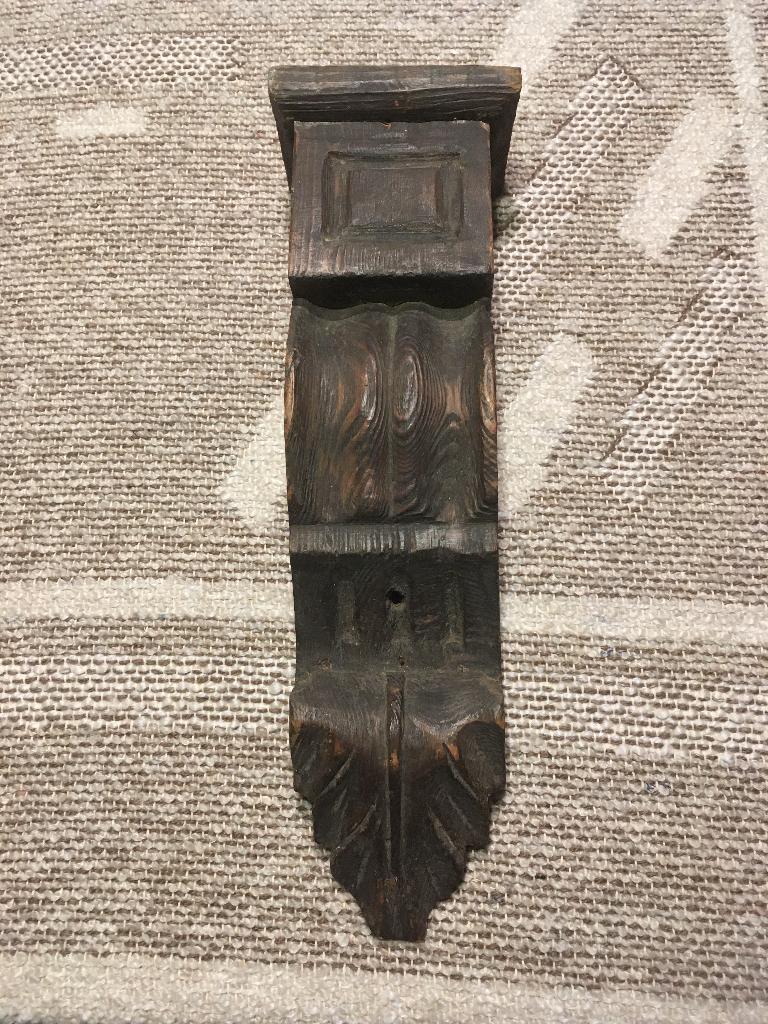 antiek houten sokkel console, Ophalen of Verzenden