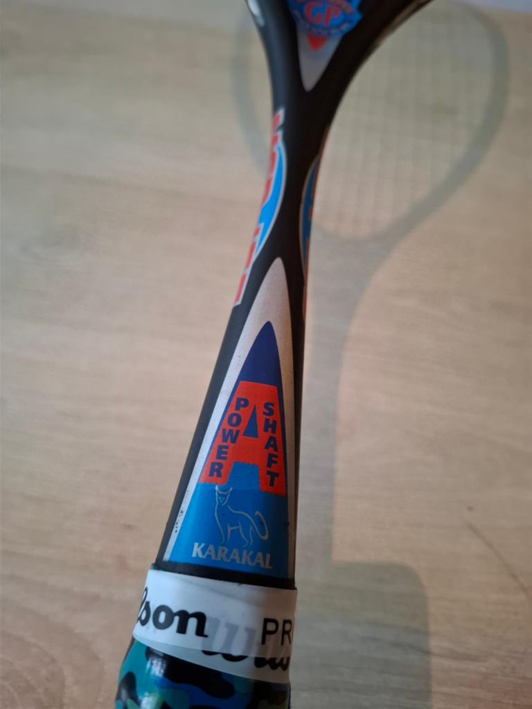 Karakal Squash Racket - Power Shaft Groove Power, Sport en Fitness, Squash, Gebruikt, Karakal, Ophalen of Verzenden, Racket