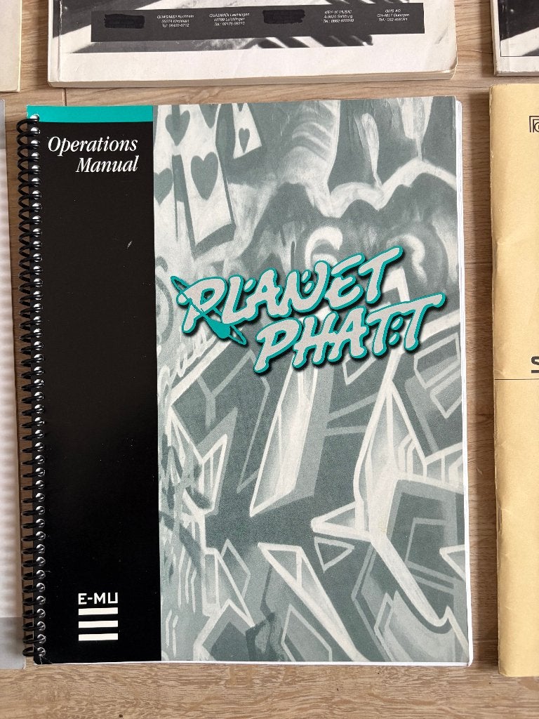 originele handleiding E-mu Planet Phatt, Muziek en Instrumenten, Ophalen of Verzenden, Gebruikt, E-MU