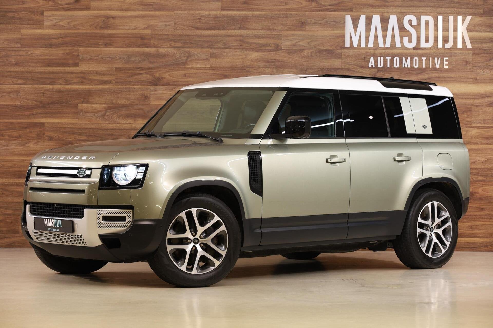 Land Rover Defender P400e 110 X-Dynamic S|Meridian|360|ACC|, Auto's, Automaat, Dealer onderhouden, 404 pk, Gebruikt