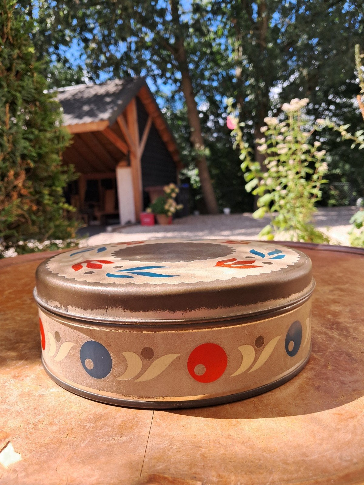 Vintage Royal Verkade Koektrommel, Ophalen of Verzenden
