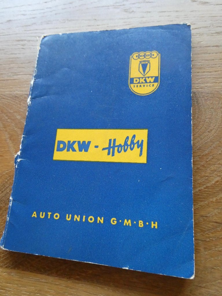 Boekje DKW motor/brommer, Ophalen of Verzenden, Gebruikt
