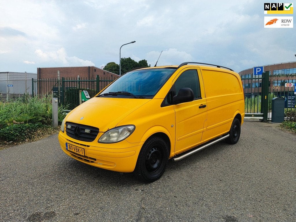 Mercedes-Benz Vito 111 CDI Airco! Nap!, Auto's, Achterwielaandrijving, Gebruikt, 4 cilinders, Bedrijf