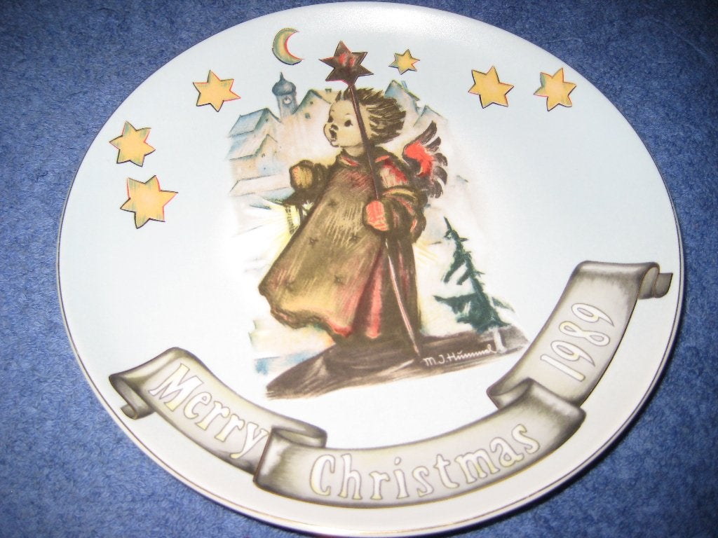 Jaarbord van Hummel 1989, Ophalen of Verzenden, Zo goed als nieuw, Porselein, Bord of Schaal