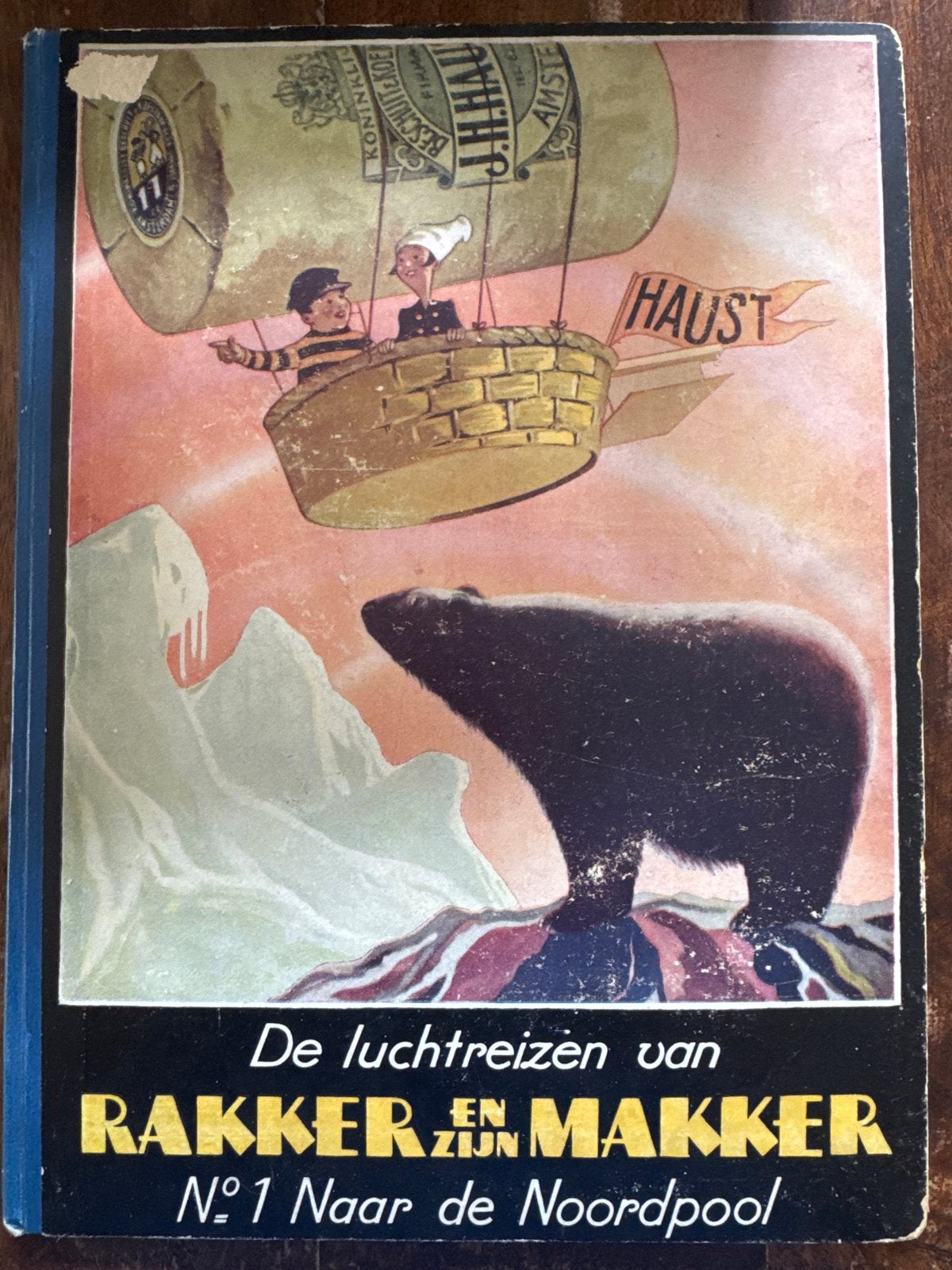 De luchtreizen van Rakker en Makker N1 Naar de Noordpool, Ophalen of Verzenden, Gelezen, Plaatjesalbum