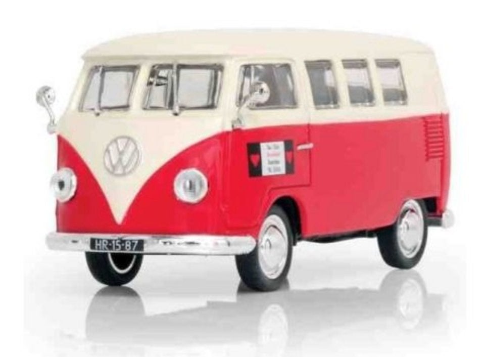 VOLKSWAGEN T1 KOMBI 1955 WIT & ROOD 1/43 NOREV ref: 840216