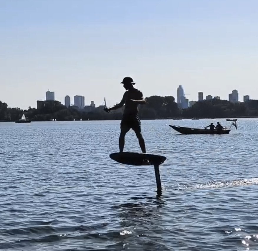 Carbon E-foil compleet, Watersport en Boten, Windsurfen, Ophalen, Gebruikt, Gaastra, Geschikt voor foilen