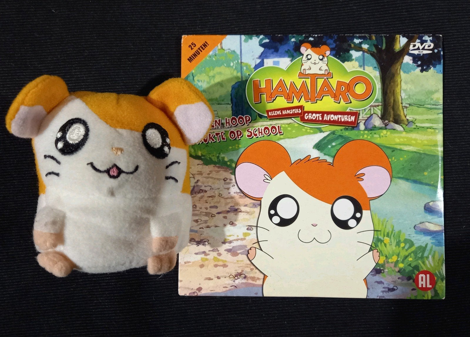 Hamtaro dvd en knuffeltje, Ophalen of Verzenden, Zo goed als nieuw