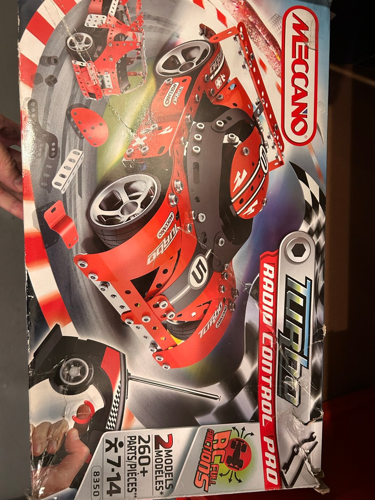 Meccano Turbo Radio Control Pro RC Auto Bouwpakket, Nieuw, Auto onroad, Overige schalen, Ophalen