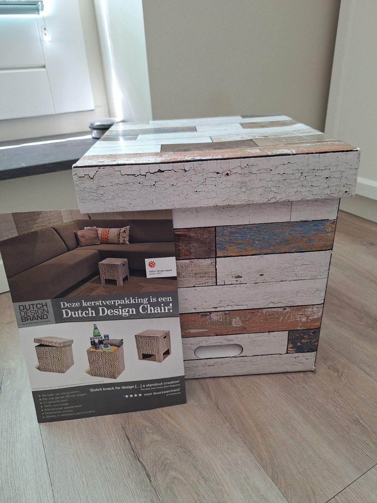 Dutch Design Chair - Cadeauverpakking/Krukje, Modern, Duurzaam, Multifunctioneel, Overige materialen, Gebruikt, Overige kleuren