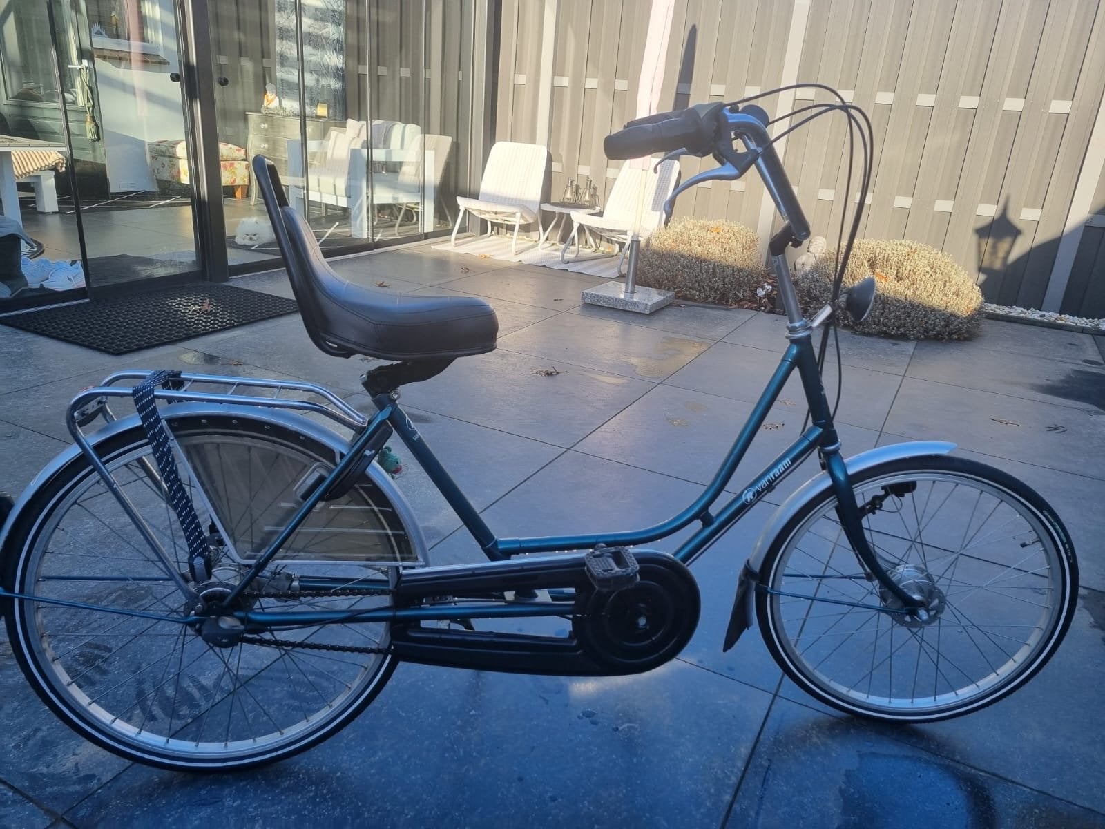 Van Raam fiets met lage instap, Fietsen en Brommers, Velgrem, Minder dan 47 cm, Ophalen, Overige merken