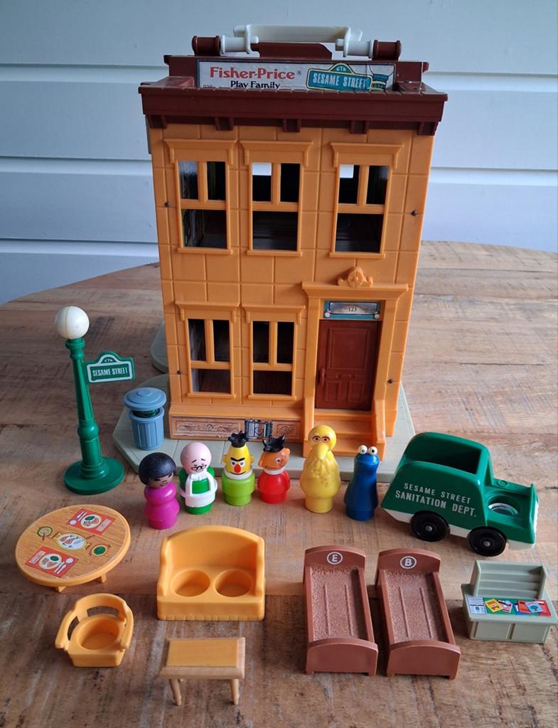 Vintage Sesamstraat speelhuis nr 938, Ophalen of Verzenden, Gebruikt
