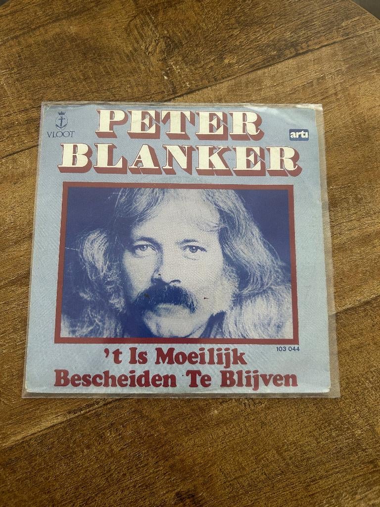 Peter Blanker-is moeilijk bescheiden te blijven., Cd's en Dvd's, Vinyl Singles, Ophalen of Verzenden, Zo goed als nieuw, Nederlandstalig