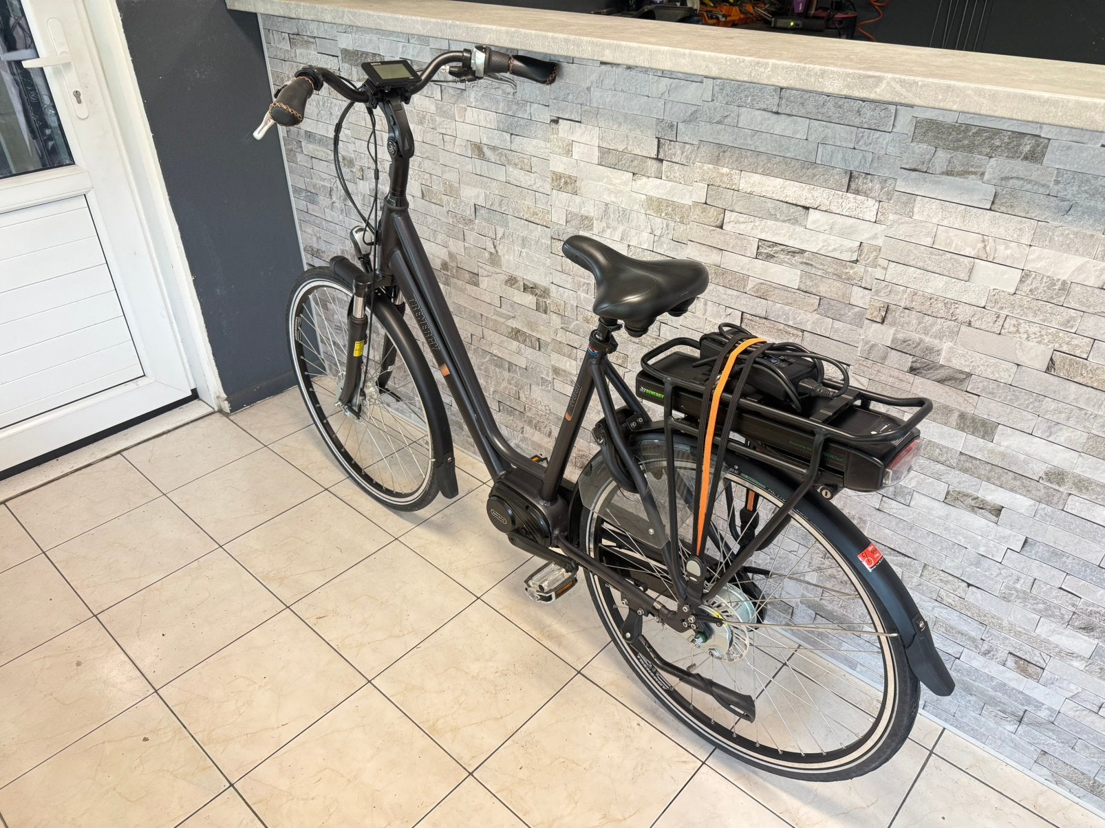 NIEUWSTAAT E-Bike Trenergy TOTAAL 2896km. Accu 700wh. D55cm., Fietsen en Brommers, Elektrische fietsen, Zo goed als nieuw, /, /