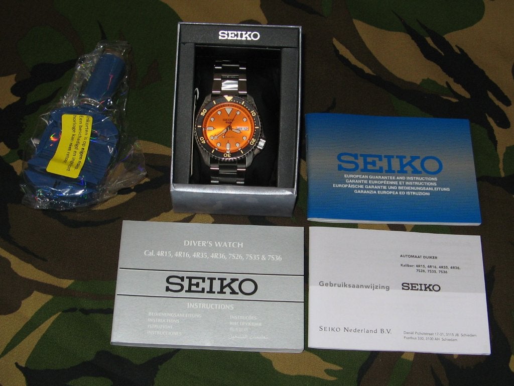 Seiko Sports 5 Automatic srpd59k1 Divers - Zwemmen Outdoor, Staal, Polshorloge, Nieuw, Ophalen of Verzenden